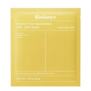 Biodance Masque Jaune Vita Niacin Taches