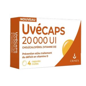 Uvecaps 20000Ui Caps Mol Bt4