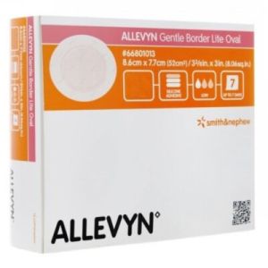 Allevyn Gentle Border Lite Oval 8.6x7.7