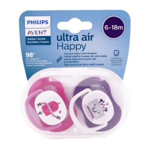 Avent Sucet Ultra Air 6-18M Love Papa