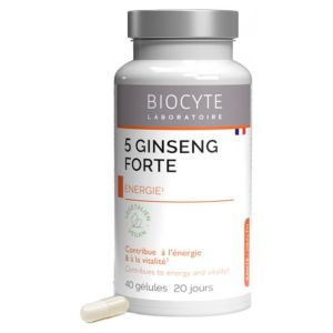Biocyte 5 Ginseng Forte 40 Gelules