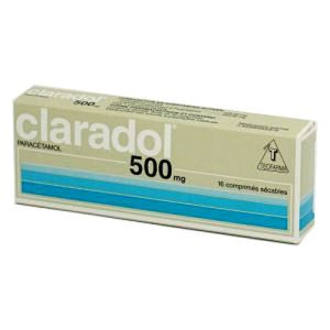 Claradol 500mg Dry Tablets Box of 16