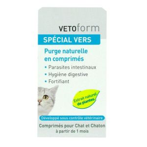 Special worms tablets for cats & kittens