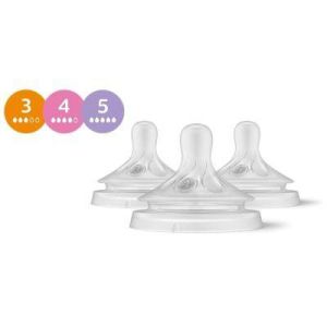 Avent Lot 3 Tetine Natural Multi Taille