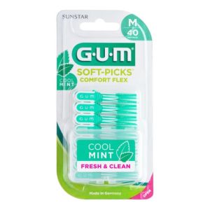 Gum Soft Picks Comfort Flex Mint