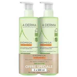 Exomega Control Gel Lav 2En1 2X500Ml