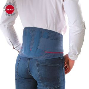 Gibaud - Lombogib Double Action - Lumbar Support Belt - Blue - size 3 - height 21cm