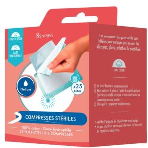 Soineo Comp Steriles Gaze 5X5Cm Bt25