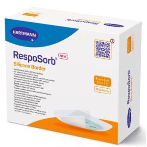 Resposorb Silicone Border 8X8Cm  /10