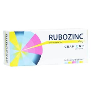 Rubozinc 15mg Gel B/30
