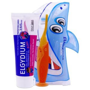 Elgydium Trousse Voyage Kids Shark