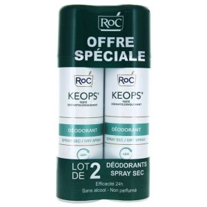 Keops dry spray deodorant 2x150ml