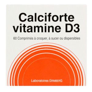 Calciforte Vitamin D3 60 chewable tablets