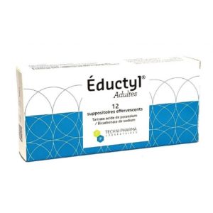 Eductyl Adults 12 Suppositories