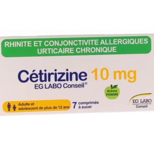 Cetirizine Egc 10Mg Cpr Suc B7
