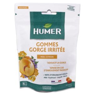 Humer Gommes Gorge Sensible 30 Gommes