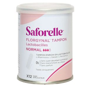 Florgynal Tampon Boite 12 Tampons Normal