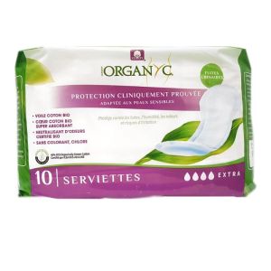 Organyc Incont Lege Napkin Extra 10