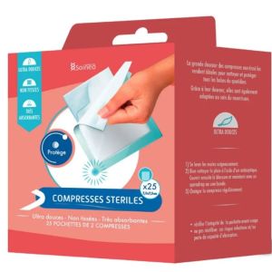 Soineo Comp Steriles Nt 7,5X7,5Cm Bt25
