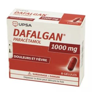 Dafalgan 1000mg Gel Box 8