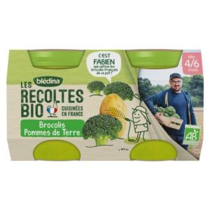 Bledina Recoltes Bio Brocol Pdt 2x130g