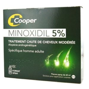 Minoxidil 5 Cooper Fl3x60ml
