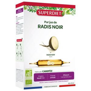 Organic black radish - 20 vials