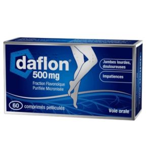 Daflon 500mg 60 veinotonic tablets