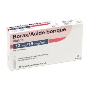 Borax/Boriq Myl 12/18mg 5ml 20