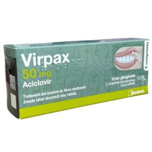 Virpax 50Mg Cpr Ggvl Bt2 Du