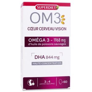 Superdiet Om3 Dha Coeur Vision Caps Bt60