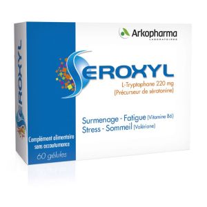 Seroxyl - Overwork & Fatigue Valerian, Vitamin B6 - 60 capsules