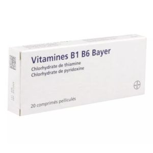 Vit B1 B6 Bayer Cpr Pellplq/20