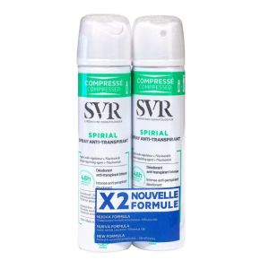 Spirial antiperspirant deodorant spray 2x75ml