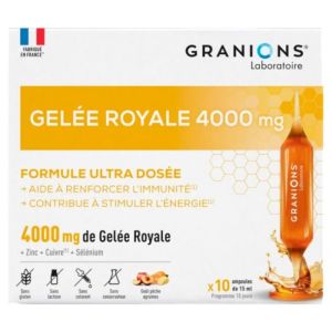 Granions Gelee Royale 4000Mg 10 Ampoules
