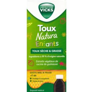 Vicks Natura Toux Enfants Sirop 140Ml