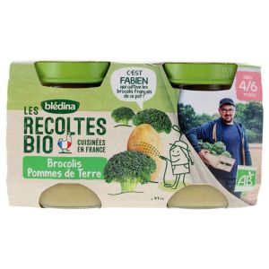 Bledina Recoltes Bio Brocol Pdt 2x130g
