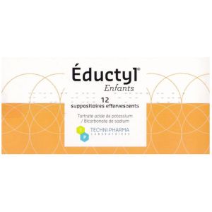 Eductyl Children's 12 effervescent suppositories