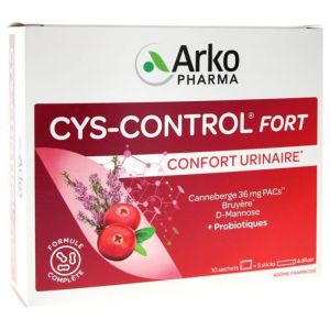 Cys-Control strong urinary comfort 10 sachets + 5 sticks