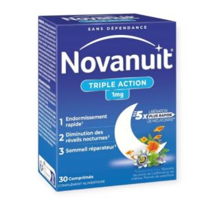 Novanuit - Triple Action - 30 tablets