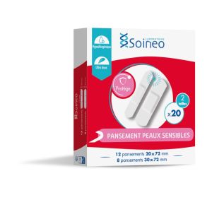 Soineo Pansements Peaux Sensibles /20