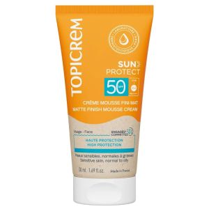 Topicrem Sun Cr Mouss Fini Mat Spf50 50Ml