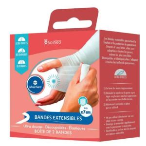 Soineo Bandes Ext Sous Boite 4Mx7Cm Bt2
