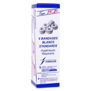 Finger Bob Dgtier Fil Tub Ad/enf Blc B/6