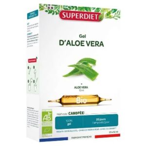Organic aloe vera - 20 vials