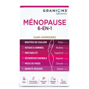 Granions Menopause 6En1 1Mois Cpr Seca60