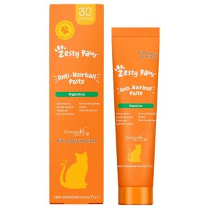 Zesty Paws Cat Boule Poil Paste 75G