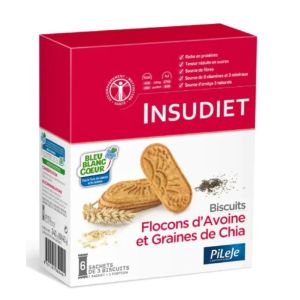 Insudiet Biscuits Floc Avoine/Grchia X6
