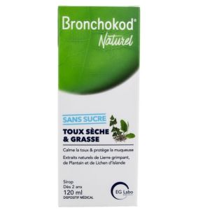 Bronchokod Naturel Sans Sucre 120Ml
