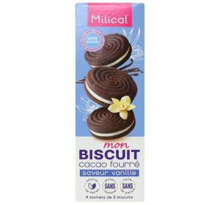 Milical Biscuit Cacao Fourres Vanille 8